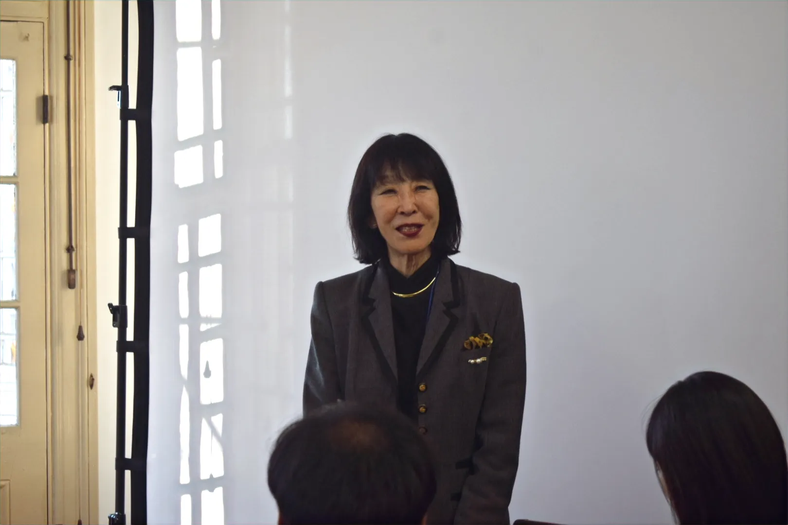 浅木隆子氏(北野・山本地区をまもり、そだてる会会長)
