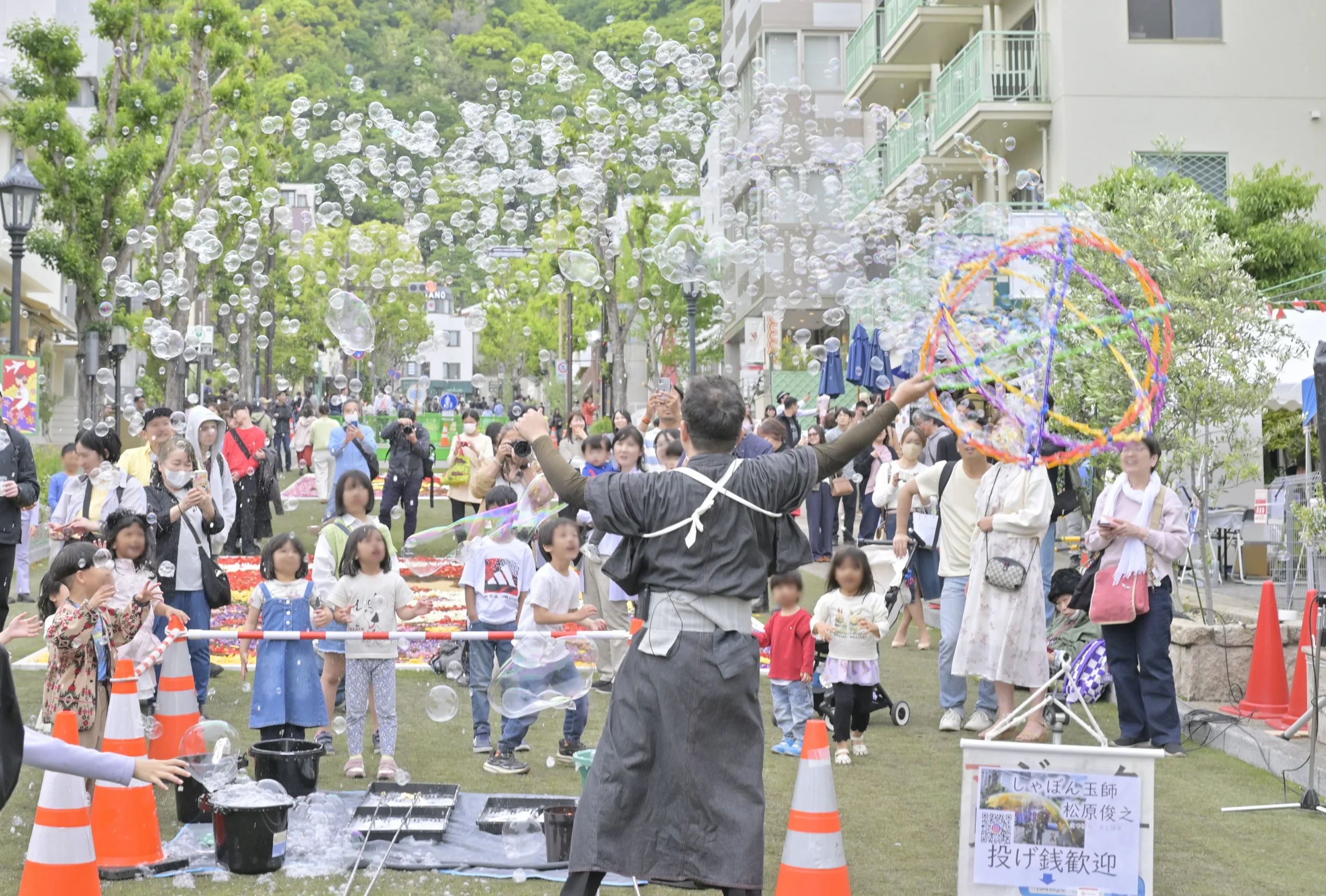 シャボン玉ショー